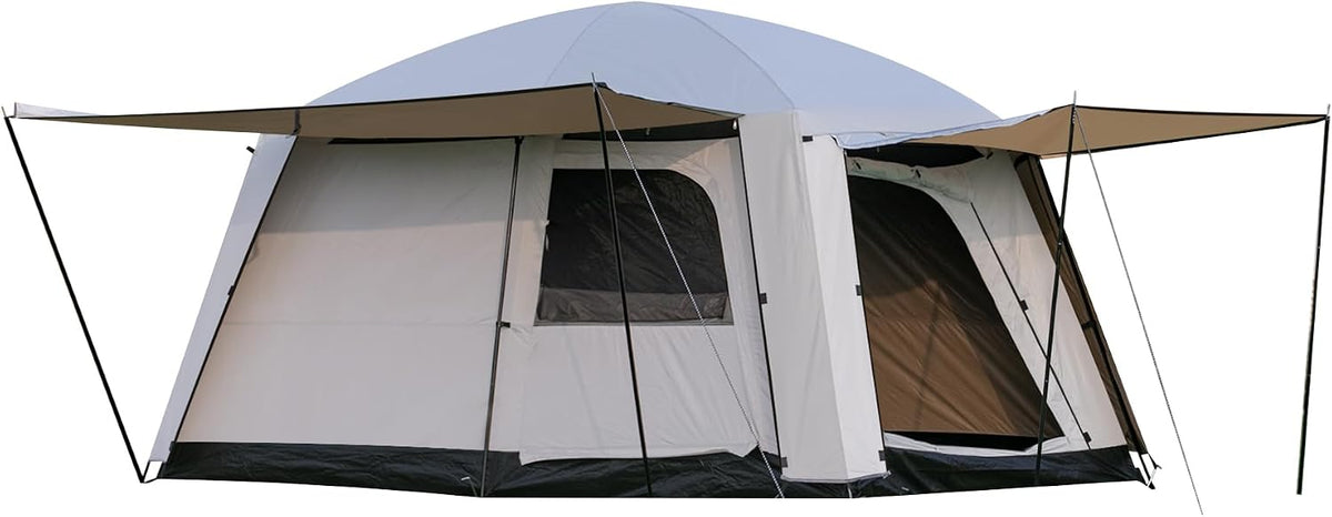 4-6 Person Cabin Tent with Porch and Rainfly
