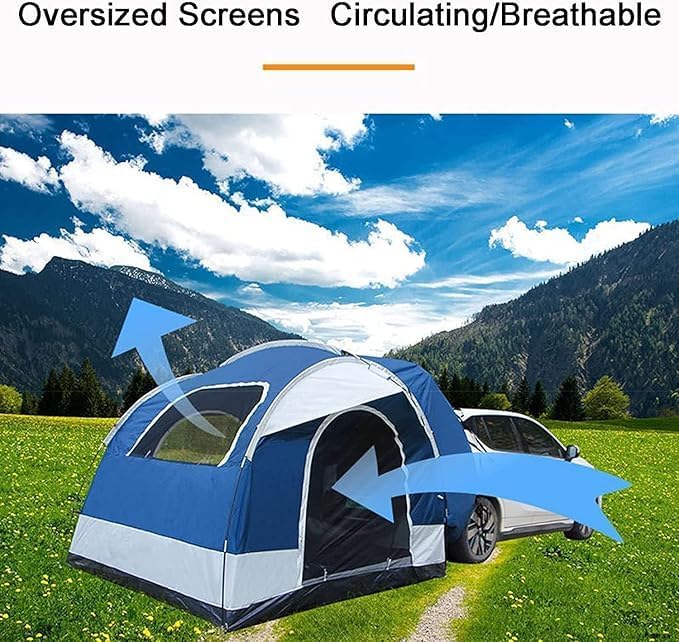 3-4 Person Car Rear Tent for Camping