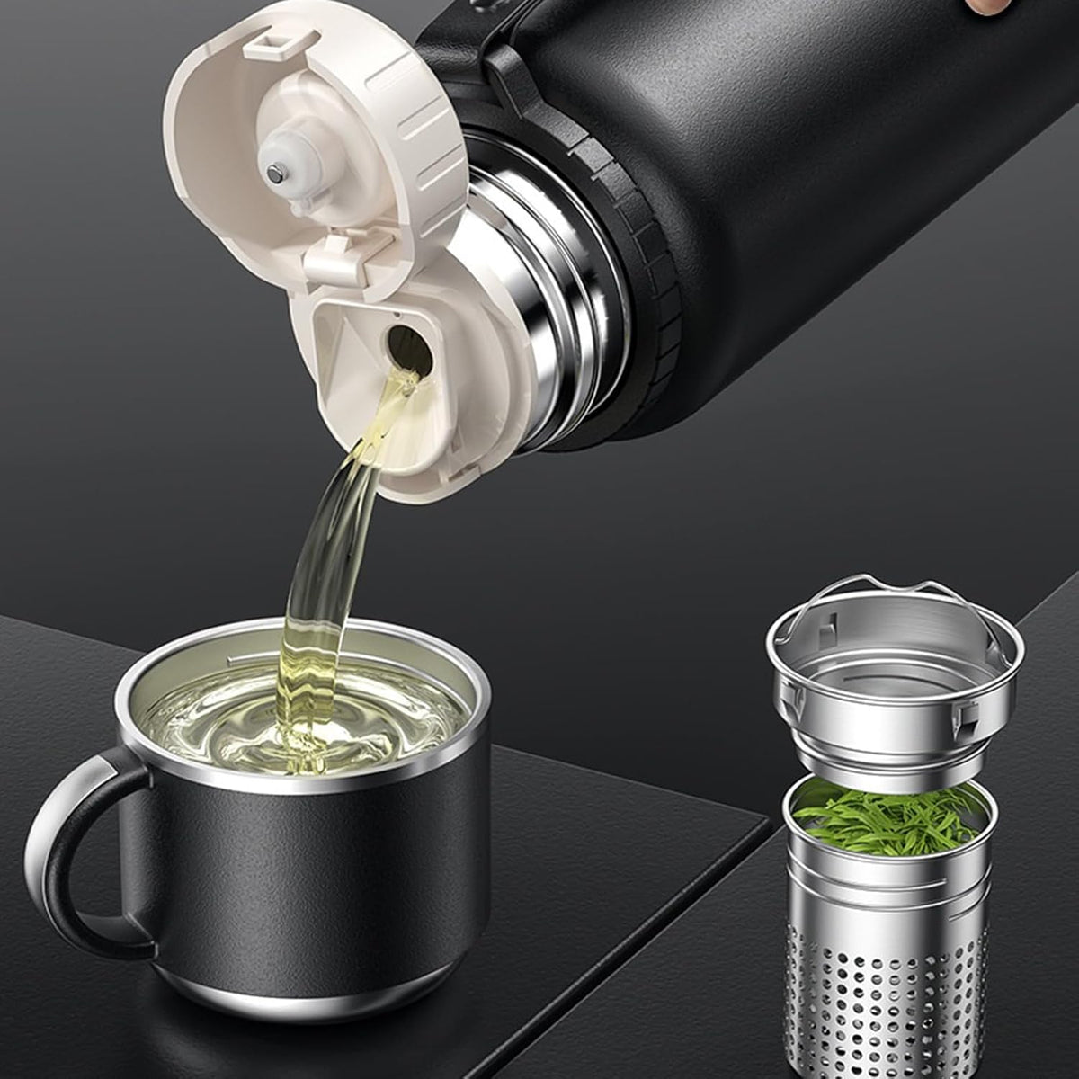 Leak-proof Stainless Steel Insulated Mug