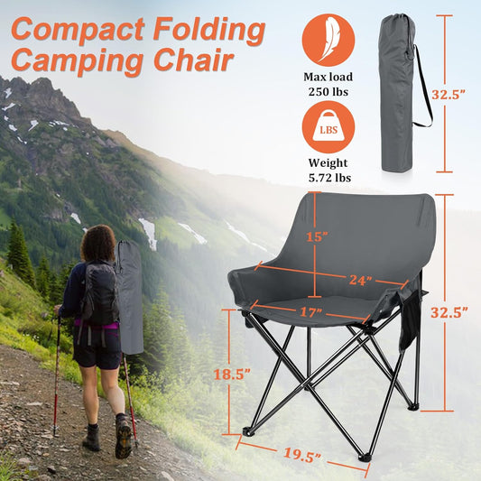 Portable Folding Camping Chair for Adults