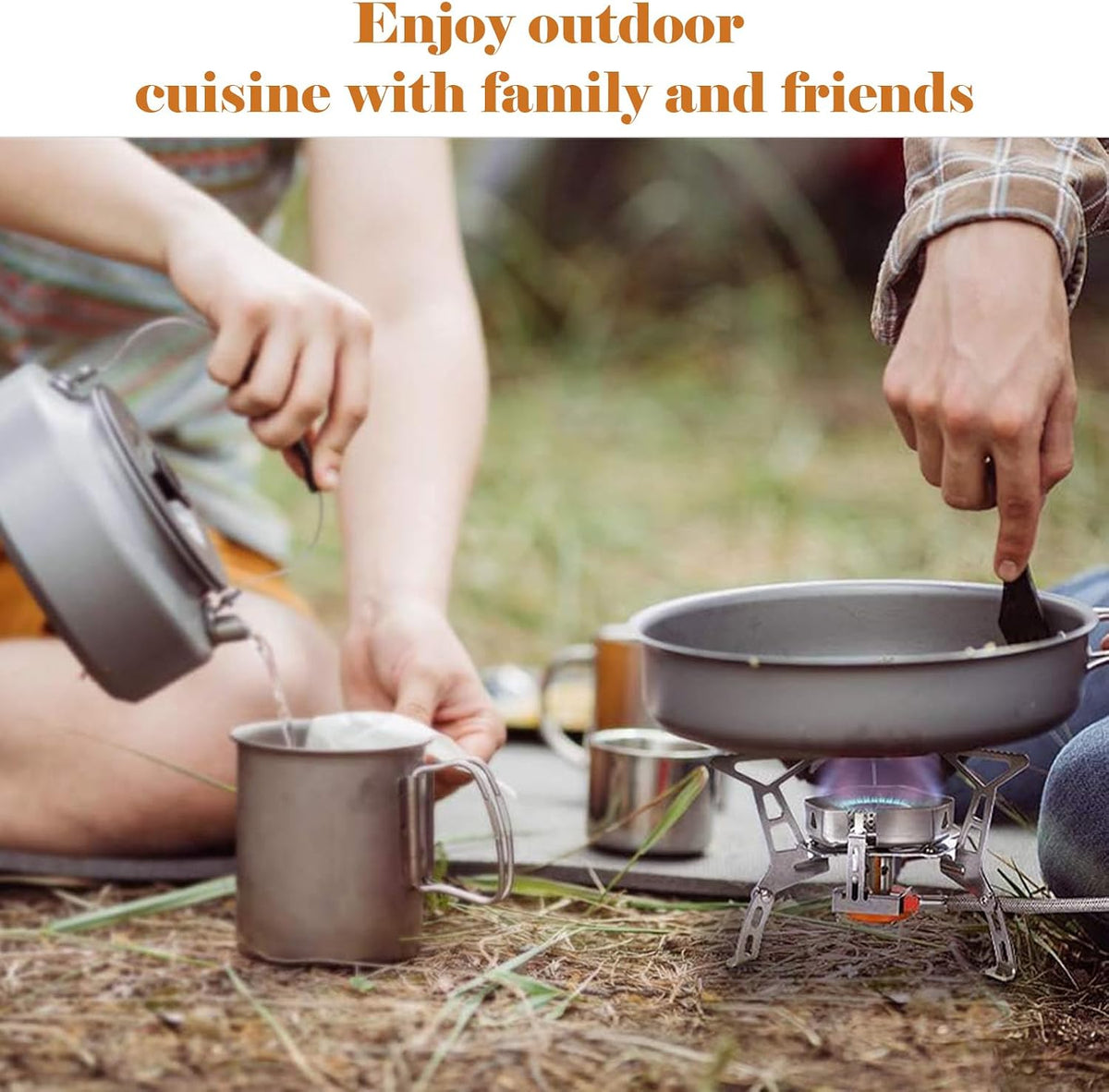 3500W Foldable Camping Stove with Ignition