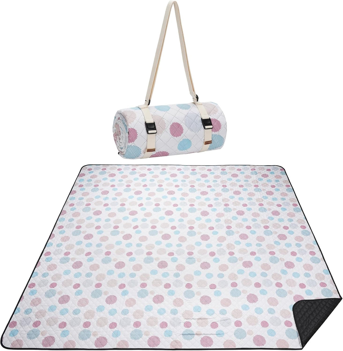 80x80 Waterproof Picnic Blanket with Strap