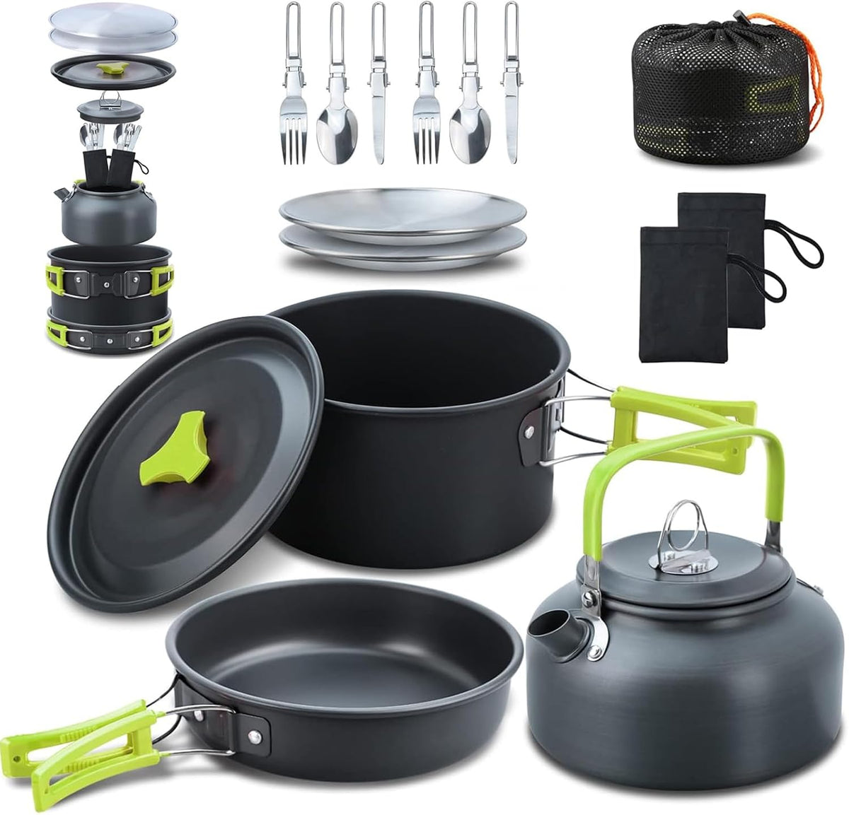 16-Piece Lightweight Non-Stick Cookware Set