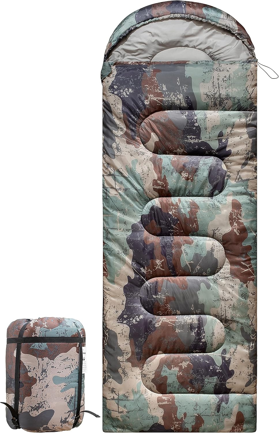 5°F Camouflage Cold Weather Sleeping Bag