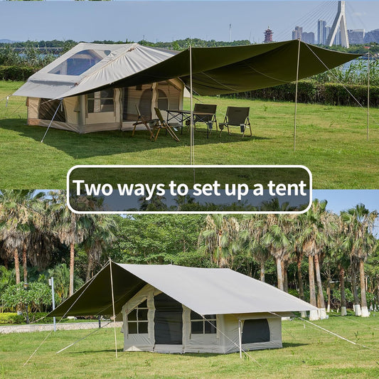 Inflatable Tent with Pump for 2-6 Persons