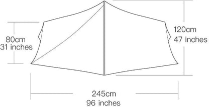 Lightweight Outdoor Double Tent Waterproof Windproof