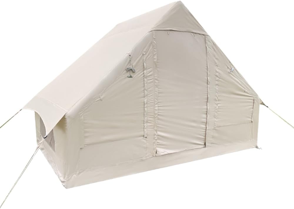 Inflatable Glamping Tent with Pump for 4-6