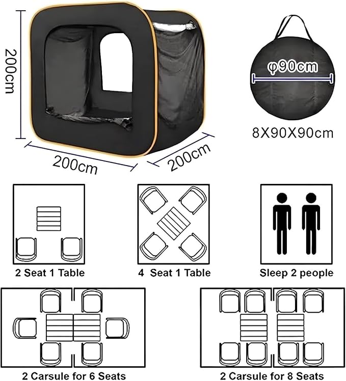 Outdoor Portable Windproof Vehicular Camping Tent