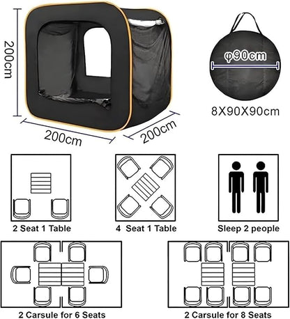Outdoor Portable Windproof Vehicular Camping Tent