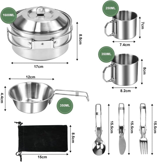 Compact Outdoor Camping Cutlery Set