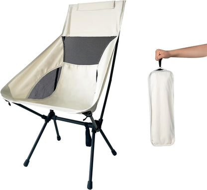 High Back Lightweight Folding Backpack Chair