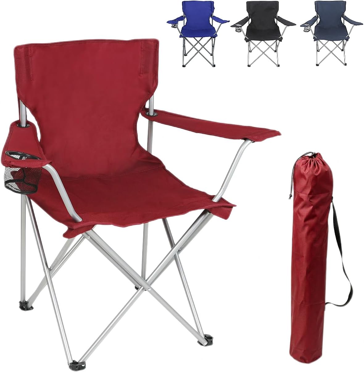 Folding Camping Chair with Cup Holder
