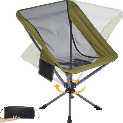 360 Degree Swivel Folding Camping Chair