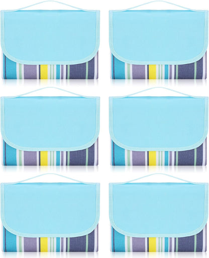 6-Pack Outdoor Foldable Waterproof Picnic Blankets