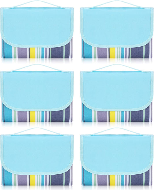 6-Pack Outdoor Foldable Waterproof Picnic Blankets
