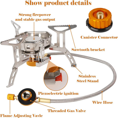 3500W Foldable Camping Stove with Ignition