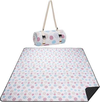 80x80 Waterproof Picnic Blanket with Strap