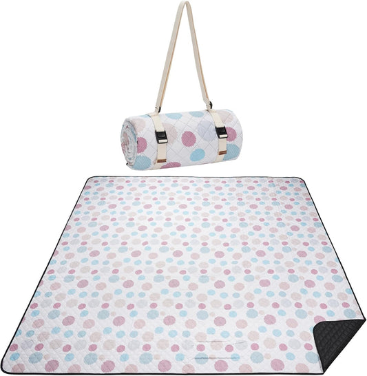 80x80 Waterproof Picnic Blanket with Strap