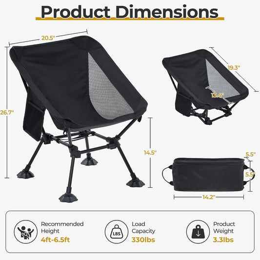 Lightweight Folding Backpack Hiking Chair