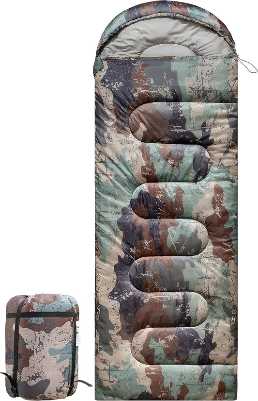 5°F Camouflage Cold Weather Sleeping Bag