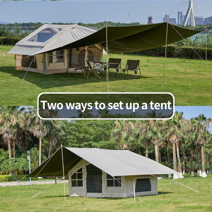 Inflatable Tent with Pump for 2-6 Persons